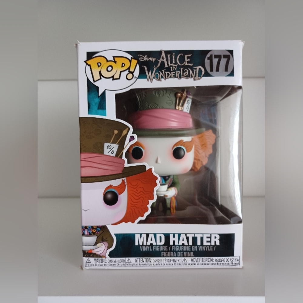 Disney‎ Mad Hatter From Alice In Wonderland 177 Vinyl Figure Funko Pop